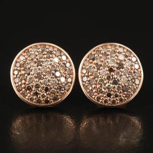 $3950 / NEW / EFFY 0.75 CT Diamond Earrings / 14K Gold / Luxury